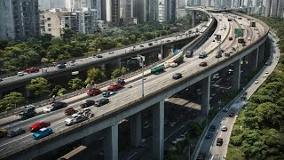 Dhaka City Drive 2024 through Elevated Expressway  Elevated View of Dhaka City [upl. by Robson]