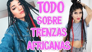 TRENZAS AFRICANAS ¿Como se lavan ¿Se cae tu pelo [upl. by Ardnek]