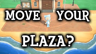 Can You Move Your Resident Services Building and Plaza Animal Crossing New Horizons [upl. by Attena]