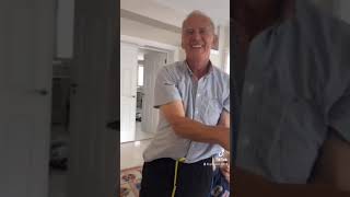 Grandad John Surprised by Family on his Birthday Emotional [upl. by Arrec]