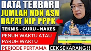 🔴 RESMI DATA TERBARU HONORER DAPAT NIP PPPK 2024 [upl. by Nodnahs]