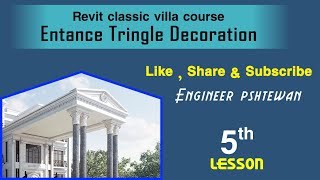 Revit entrance triangle decoration family [upl. by Erait955]