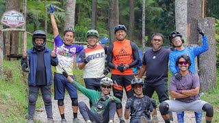 Bandung Bike Trip  Sukawana Bike Park  Volcano Bay  Tea Plantation [upl. by Elbas]