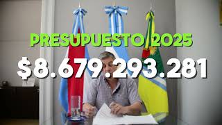 Zambón presentó su proyecto de Presupuesto 2025 y un tasazo municipal [upl. by Roanna]