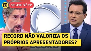 Record erra ao tratar apresentadores como funcionários de banco opina Padi [upl. by Mansur]