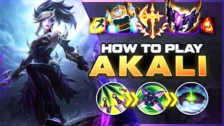 HOW TO PLAY AKALI SEASON 13  BEST Build amp Runes  Season 13 Akali guide  League of Legends [upl. by Vaclava]