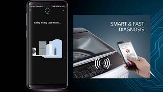 LG Top Load Washer  How to use smart Diagnosis using LG thinQ app non Wifi [upl. by Nagiam]