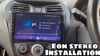 Hyundai Eon Installed 9quot Android player  Eon Modified  Android stereo for eon [upl. by Keriann]