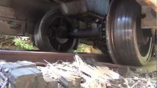 Rerailing a Derailed 25 Ton 2 Foot Gauge Locomotive [upl. by Brittne]