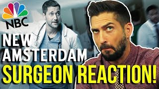 Real Surgeon Reacts to NEW AMSTERDAM  Medical Drama Review [upl. by Rask632]