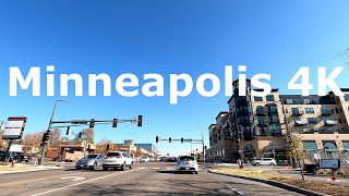 Minneapolis Minnesota 4K  Driving tour 🇺🇸 [upl. by Eelyr]