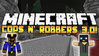 Minecraft NEW Cops amp Robbers 30 2 wSky Jerome Deadlox amp Setosorcerer [upl. by Orling891]