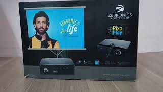 Zebronics Pixa Play Projector Unboxing amp Review in Tamil Not sponsored Sondha Kaasil vaangiyadhu [upl. by Urana]