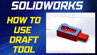 How to Use SolidWorks Draft Tool Features  SolidWorks Beginners Tutorial [upl. by Gosser928]