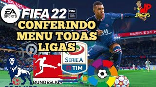 FIFA 22  LICENCAS DAS LIGAS [upl. by Seilenna]