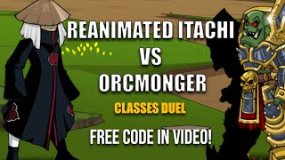 Reanimated Itachi vs Orcmonger Rank S Classes Duel 3  RedHero Aqw [upl. by Krasner]