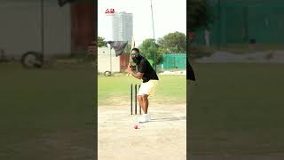 how to play lofted shot 🏏 shorts cricket [upl. by Rednasyl]