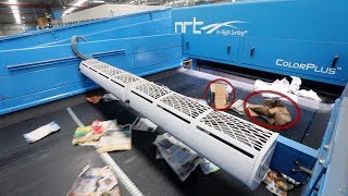 Optical Sorting NRT ColorPlus™ Removes Browns from Newsprint [upl. by Teerprah]