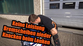 Keine Leistung Bremsscheiben nieder und es knackt beim Lenken  GSXR 1000 mit erheblichen Mängel [upl. by Shah]