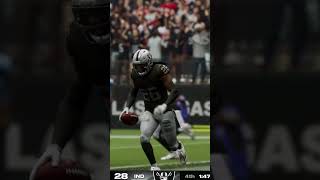 WR HIT STICK FUMBLE TD  Madden 25 Ultimate Team madden25 ultimateteam shorts vibes epic [upl. by Nations]