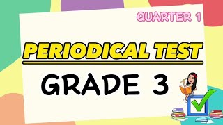 FIRST QUARTERLY EXAM FOR GRADE 3  FIRST PERIODICAL TEST  its me Carmyy [upl. by Christen]