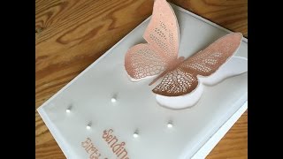 Beautiful Butterfly Cutout Howto [upl. by Nirra]