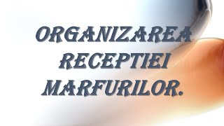 Organizarea Receptiei Marfurilor [upl. by Eiramnna107]