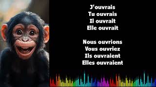 ♫ Japprends le français ♫ Conjugaison I OUVRIR I Imparfait [upl. by Akienahs]