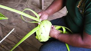 Traditional Basket Weaving on Guam  Cultural Workshops at the Valley of the Latte [upl. by Endys383]