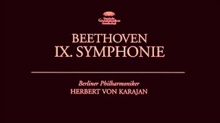 Ludwig van Beethoven  Symphony No 9  Herbert von Karajan [upl. by Otsuaf]