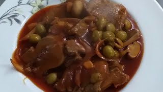 Lengua Estofado ｜Simple recipe [upl. by Eelymmij]