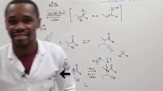 Condensación Aldólica y Reacción Aldólica  Reacción de Aldehídos y Cetonas con NaOH y Enolatos [upl. by Aisorbma]