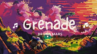 Bruno Mars  Grenade Lyrics  Relaxation Music 2024 [upl. by Gottfried]