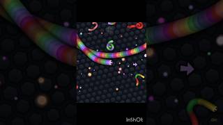 BEATING WORLD RECORD IN SLITHERIO  GAMING TUBE 707  gaming worldrecord shorts [upl. by Notled]