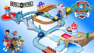 Paw Patrol Roll Patrol MEGA Pack 3 en 1 Pat Patrouille Piste Grande Vallée Jouet Toy Review [upl. by Ennovy969]