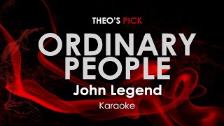 Ordinary People  John Legend karaoke [upl. by Rita812]