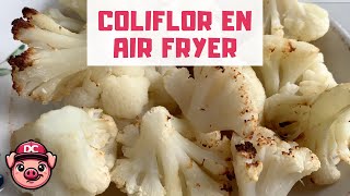 Coliflor en Freidora de Aire o Air Fryer 🤤 ¡Receta con Coliflor Congelada [upl. by Nidak]