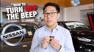 How to Turn OFF the Beep Noise  Nissan Key FOB [upl. by Derrek341]