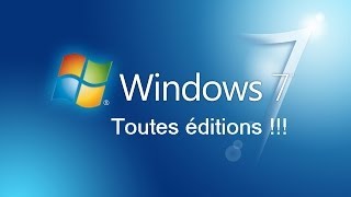 TUTO Fr Installer Windows 7 et lactiver légalement [upl. by Swift]