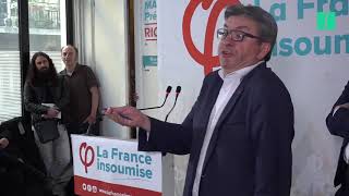 JeanLuc Mélenchon énervé après une question sur sa vie privée [upl. by Merideth]