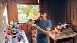 Café da manhã Com pão e mel de jataí em Marabá Congonhinhas Pr … [upl. by Tse287]