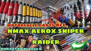 MURANG SHOCK NG NMAX AEROX SNIPER RAIDER AT IBA PA  MURANG HALAGA MOTOR PARTS  BURAOTAN NI BOSS D [upl. by Aiker788]