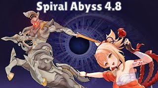 C6R1 Overload Yoimiya 58 Sec Bottom Half Speedrun Bookless  48 Abyss First Day 21  17  20 [upl. by Grimona694]