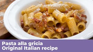 PASTA ALLA GRICIA  Original Italian recipe [upl. by Pouncey]