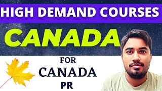 HIGH DEMAND COURSES in CANADA FOR CANADA PR  IN DEMAND COURSES IN CANADA 2021 IN HINDI [upl. by Yenar853]