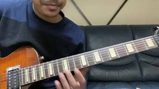 Aulikhito Dukkho  Guitar Tutorial Part 2  Main solo Inspired by Aushruto [upl. by Oer]