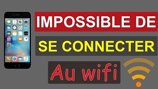 Impossible de se connecter au wifi [upl. by Ahsik]