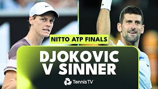 Novak Djokovic vs Jannik Sinner The 2023 Nitto ATP Finals Duology [upl. by Elurd860]