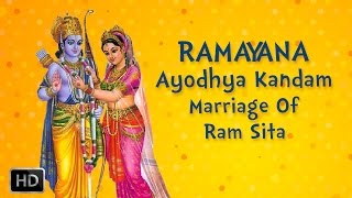 Ramayan Full Movie  Ayodhya Kandam  Marriage of Ram Sita  Animated Stories for Children [upl. by Ahsele]