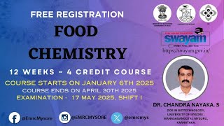 Food Chemistry Jan June 2025 [upl. by Nam]